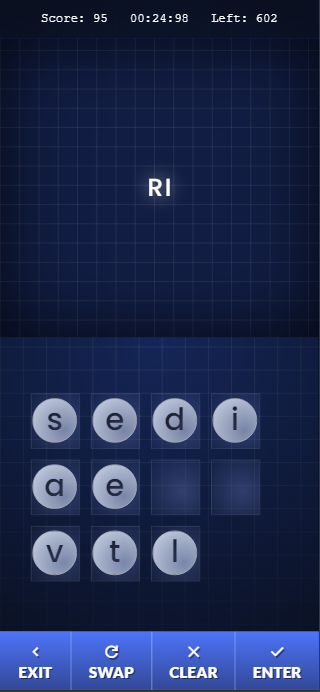 GamePlay_01 InWords Game Play